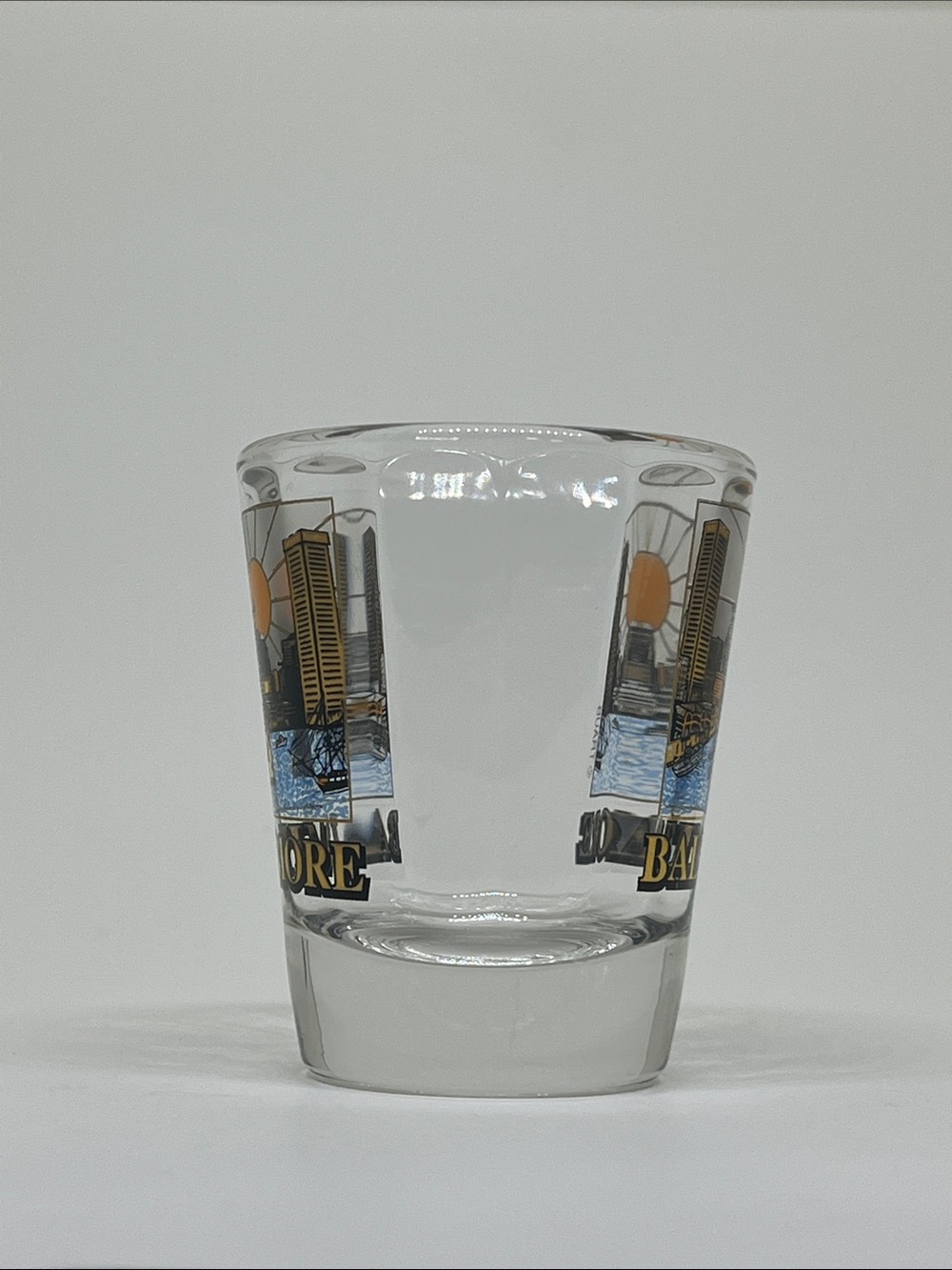 Baltimore Souvenir Shot Glass with Cityscape - Picture 4 of 4